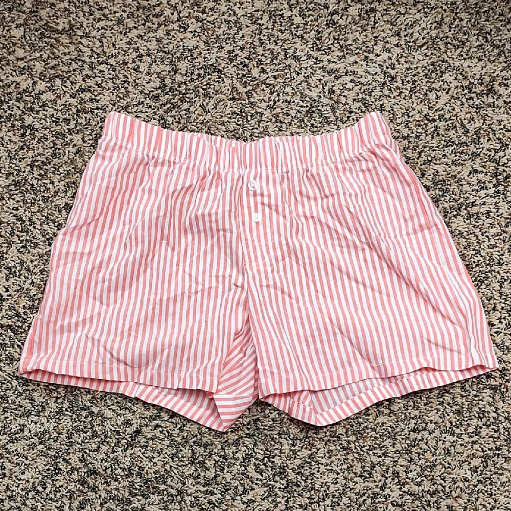 Art Class | Red Striped Girls Pajama Shorts